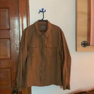 Lightweight Brown Primark Jacket (Suede texture)